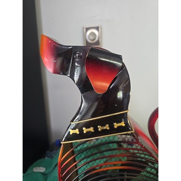 DECO BREEZE Decorative Dog Figurine Metal Electric Fan - 18" - Picture 7 of 8